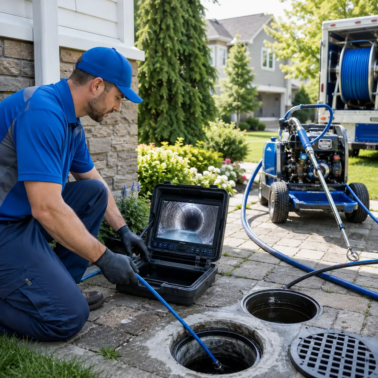 Outdoor drain cleaning professionals serving Williams, IN